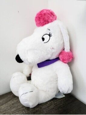 Peanuts Movie Build A Bear Snoopy's Girlfriend "FIFI" Plush Stuffed Dog 18"